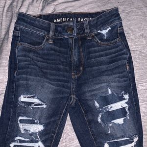American Eagle Dark Blue Jeans/Jegging